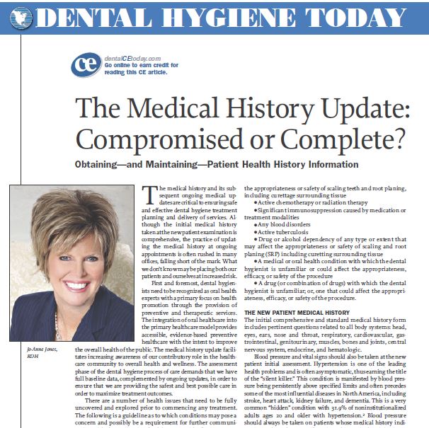 The Medical History Update:  Compromised or Complete?